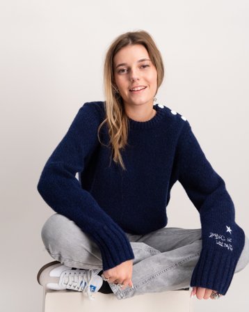 Zadig&Voltaire PULLOVER Blau Pullover Mädchen - Kids Brand Store