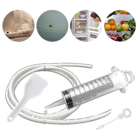 Verktyg för rensning av kylskåpsavlopp, verktyg för rengöring av kylskåpsavloppshål, verktyg för borttagning av kylskåpsavloppshål