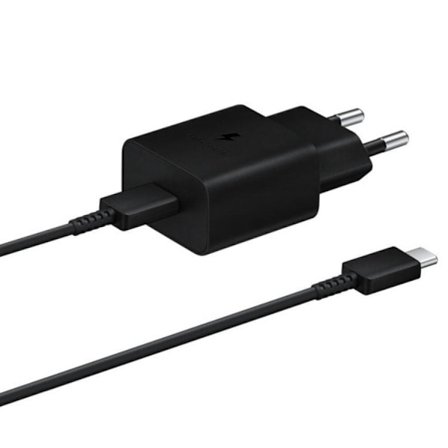 Samsung USB Väggladdare 15W USB-C Kabel- Svart