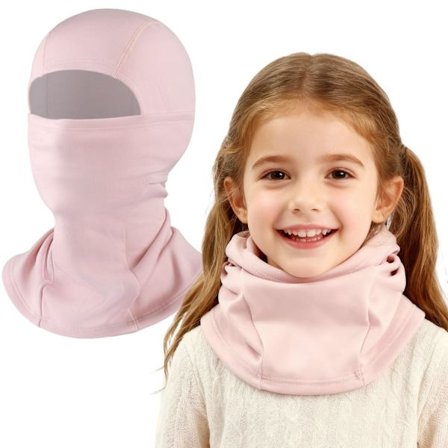 Balaklava for barn, vindtett varm skiskmaske for gutter/jenter, multifunksjonell balaklava for barn for sykling, skøyter, ski, løping – én størrelse