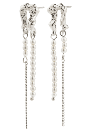 Pilgrim Vincent Earrings Silver-Plated Smycken & klockor Dam Silver ONESIZE