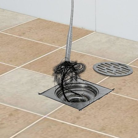 60cm Avløpsslange Fjær Rør Åpningsverktøy Baderom Kloakk Mudder Anti-Tetting Verktøy Kjøkkenvask Rengjøring