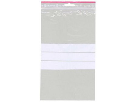 GRIPPIE Blixtlåspåse med skrivfält 150x250mm 1000/fp - Lyreco - Emballage och lagerutrustning - Blixtlåspåsar - Med skrivfält