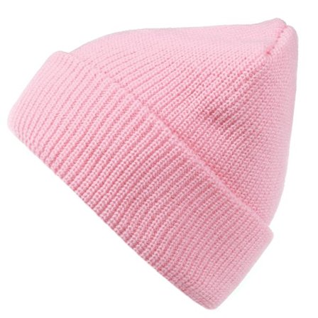 Slapp hatt, strikket vinterlue, myk varm skihue Un