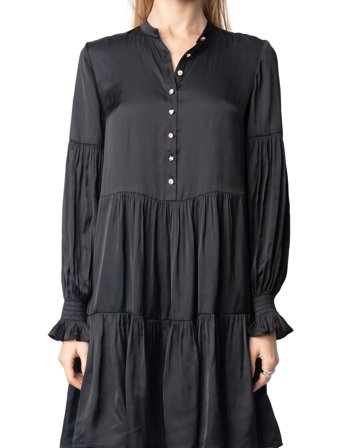 Zadig & Voltaire Randy Satin - Black - XS