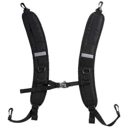 Ryggsekkstropper Justerbare polstrede skulderstropper for ryggsekk Dry Bag (1 stk, svart) -HK826