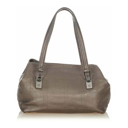 Chanel Vintage, Pre-owned Shoulder Bag Grijs, Dames, Maat:ONE Size