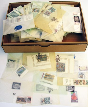 Lichtenstein - Lille rodekasse - Postfrisk