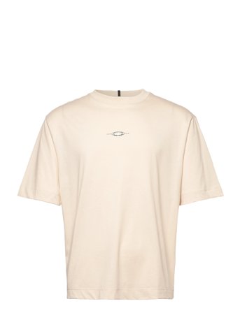OAKLEY Stacked Metal Tee - Cream - M