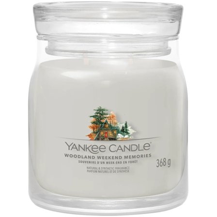 Yankee Candle Signature Medium Jar Woodland Weekend Memories 368g