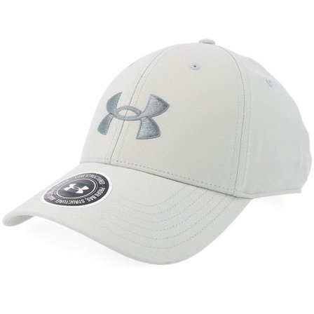 Under Armour - Grå adjustable Keps - Drive Low Titanium Adjustable @ Hatstore