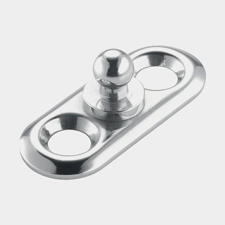 Loxx tapp med platta m. 2 skruvhål, 10 st