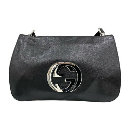 Gucci Vintage Bags Sort, Dame Vintage Tasker, Størrelse: ONE Size