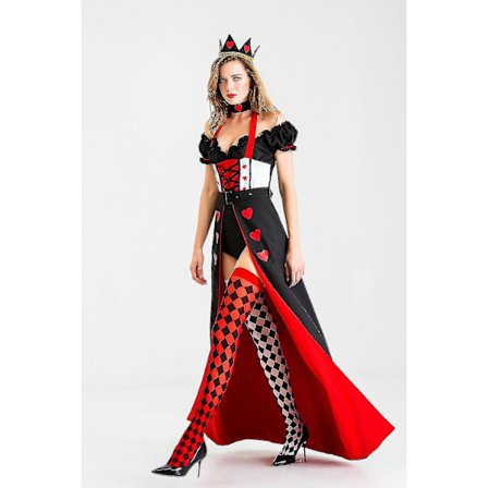 Hjerter Dame Kostyme Uniform Kostyme