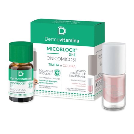 Dermovitamina Micoblock Soluzione Ungueale 7ml+Smalto Idratante