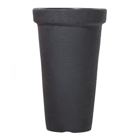 Blomkruka Antracit 63x40cm, Väderbeständig Plast
