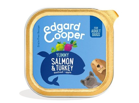 Edgard & Cooper Adult Salmone E Tacchino Allevato A Terra Senza