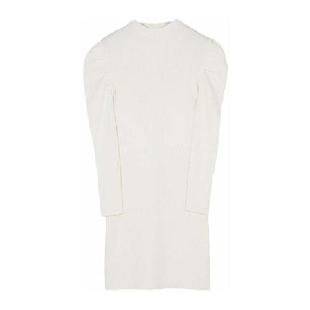 Silvian Heach Slim ribbed Klänning vit, Dam, Dam, Storlek: L