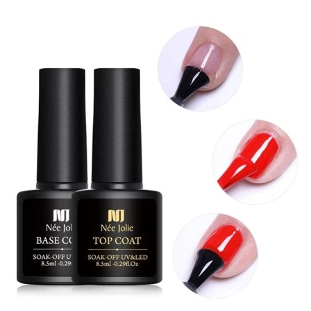 UV Base Coat & Top Coat for Negl - 8,5 ml Transparent