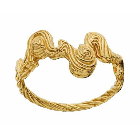 Maanesten 233950 ring Gul, Dame Ringe, Størrelse: ONE Size