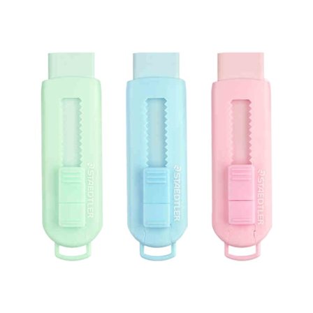 3-pack glidande klickradergummin i 3 färger_yux