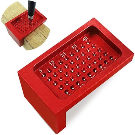 Precisionsverktyg för träbearbetning, hålmätlinjal, metriskt mått