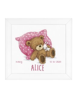 Stickpackung Bild Kuschelbär