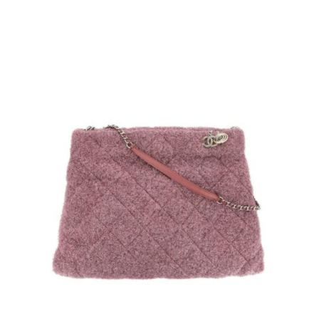 Chanel Vintage, Pre-Owned bag sleeve in lurex Roze, Dames, Maat:ONE Size