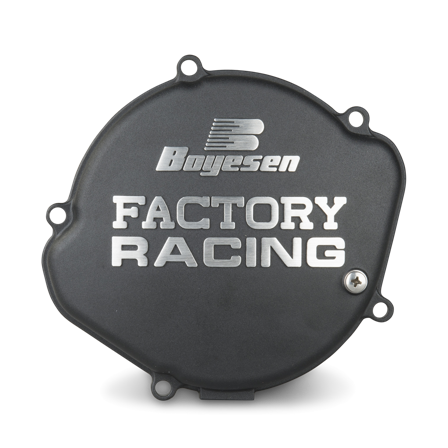 Boyesen Clutch Cover Black - Kawasaki KX 250 2003-2004