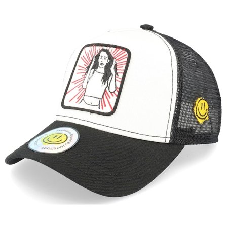 Lucid Smile - Wit trucker Cap - Shine Girl Patch White/Black Trucker @ Hatstore