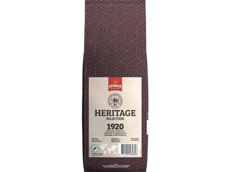 GEVALIA Kaffe Heritage Bönor 1kg 8/krt - Lyreco - Kök och servering - Kaffe och te - Hela Bönor