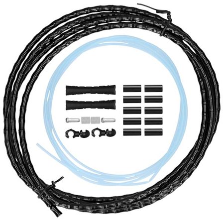 ZTTO 18M Mountainbike Bromskabelhölje Set Aluminiumlegering Växelvajer Rör Svart