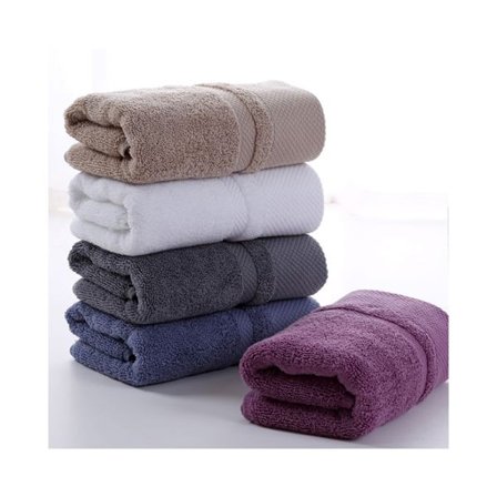 Two Premium Quality Hand Towels (35 x 75 cm) Cotton, Super Soft and Absorbent for Bathroom, Gym, Showers, Hotel and Spa