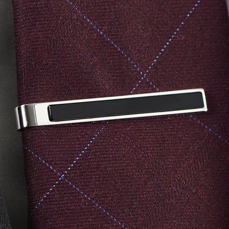 Brett Geo Remix Krawattenspange für Männer - Krawattennadeln für schmale Krawatten