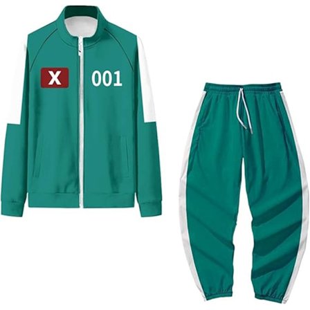 Voksen Squid Gamer 456 Spil Kostume