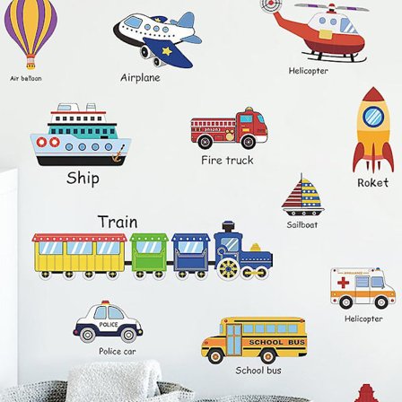 Dww-vægklistermærker til dekoration af børneværelset og indgangen til huset