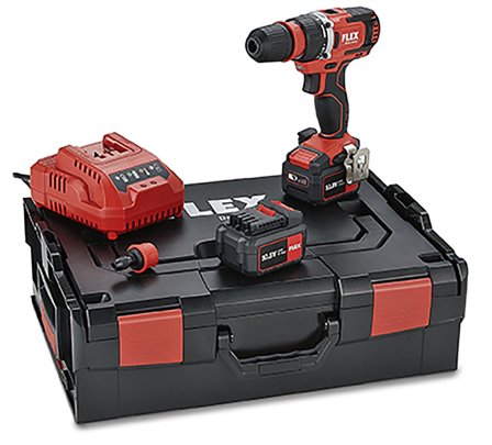 Flex DD2G 10.8-EC Set Borskrutrekker med batteri og lader, Maskiner