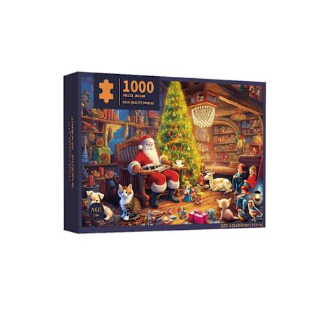 24 kpl joulukalenteri tytöille pojille 1008 palan joulupalapeli Countdown-kalenteri Multi-color