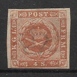 Danmark 1854 - AFA 4 - Ubrugt