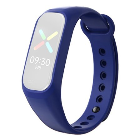 Oppo Band solid color silicone watch band - Midnight Blue