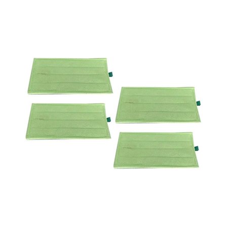 4 stk. moppeklud til Vorwerk Kobold Sp600 Mf600 støvsuger reservedele tilbehør våd og tør vask