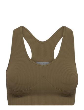 Seamless Comfy Sports Bra Lingerie Bras & Tops Sports Bras - ALL Grøn Stay In Place