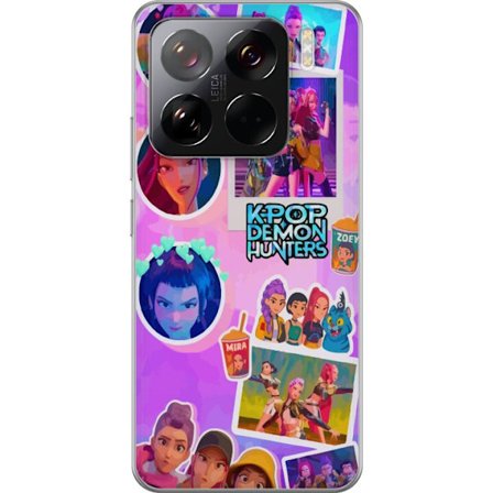 Kompatibelt Mobilskal till Xiaomi Xiaomi 15 Pro Kawaii KPop Demon Hunters vinyl samlarobjekt