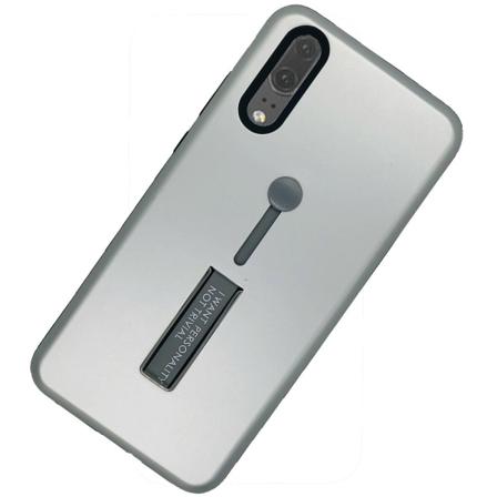 Elegant stødabsorberende cover (KISSCASE) - Huawei P20 Silver