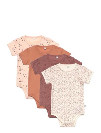 Body Ss Ao-Printed Bodies Short-sleeved Multi/mønstret Pippi