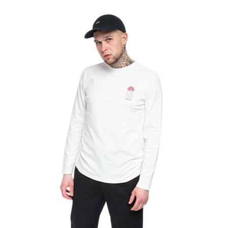 Wood Wood T-shirt Peter , Wit , Heren , Maat: S