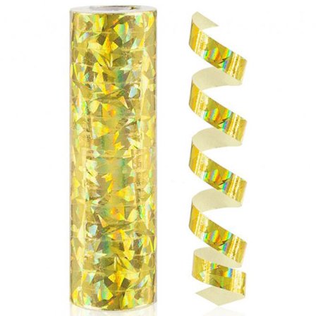 Serpentin Glitter Guld