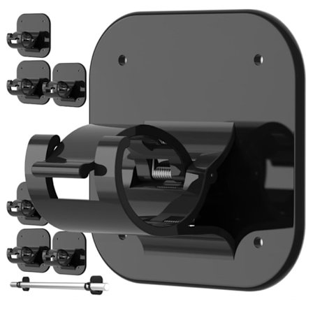 6 stk. selvklebende gardinstenger uten boring, for oppheng av gardiner, over persienner for hybel, leilighet, kjøkken, soverom, hjem, bad