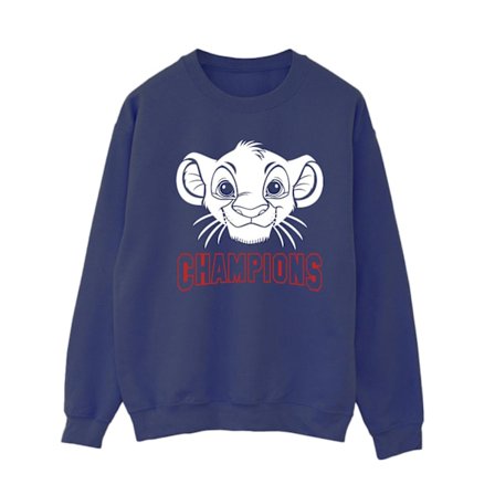 Disney Dam/Kvinnor Lejonkungen Simba Ansikte Champion Sweatshirt