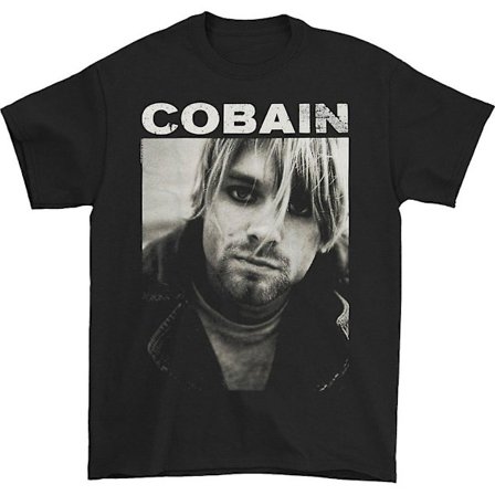 Nirvana Kurt Cobain W/ Eyeliner Photo Reg Herr T T-shirt